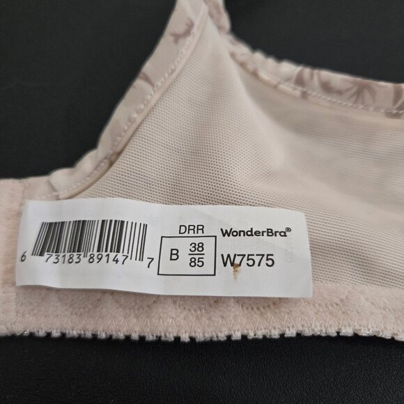 WonderBra Side Shaping Seamless Underwire Bra Size 38B - Picture 5 of 7